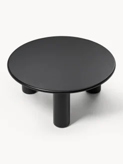 Mesas De Centro|Mesas De Centro></noscript>Westwing Collection Mesa de centro redonda de madera de roble Didi Madera de roble lacada en negro