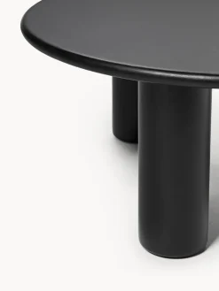 Mesas De Centro|Mesas De Centro></noscript>Westwing Collection Mesa de centro redonda de madera de roble Didi Madera de roble lacada en negro