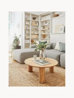 Outlet Mesa de centro redonda de madera de roble Didi Mesas De Centro|Mesas De Centro