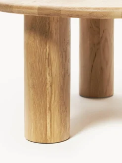 Outlet Mesa de centro redonda de madera de roble Didi Mesas De Centro|Mesas De Centro