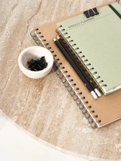 New Mesa de centro redonda de travertino Marisa Mesas De Centro|Mesas De Centro