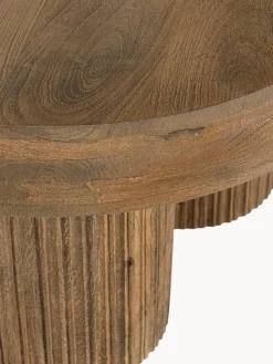 Clearance Mesa de centro redonda de madera de mango Dacca Mesas De Centro|Mesas De Centro