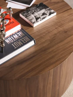 Hot Mesa de centro redonda de madera Dan Mesas De Centro|Mesas De Centro