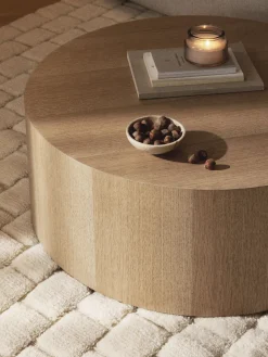 Mesas De Centro|Mesas De Centro></noscript>Westwing Collection Mesa de centro redonda de madera Dan Madera de fresno