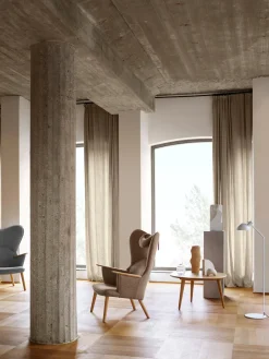 Hot Mesa de centro redonda de madera de roble y teca CH008 Mesas De Centro|Mesas De Centro