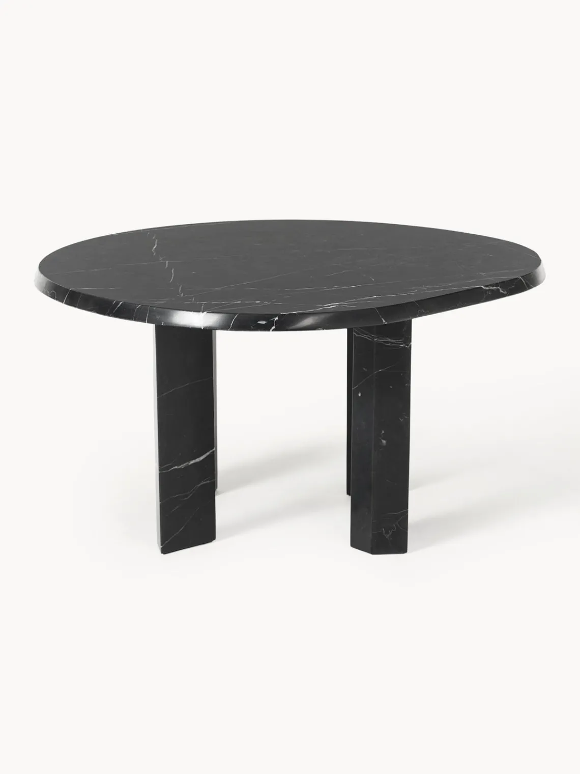 Mesas De Centro|Mesas De Centro>Ferm Living Mesa de centro redonda de mármol Taula Mármol negro