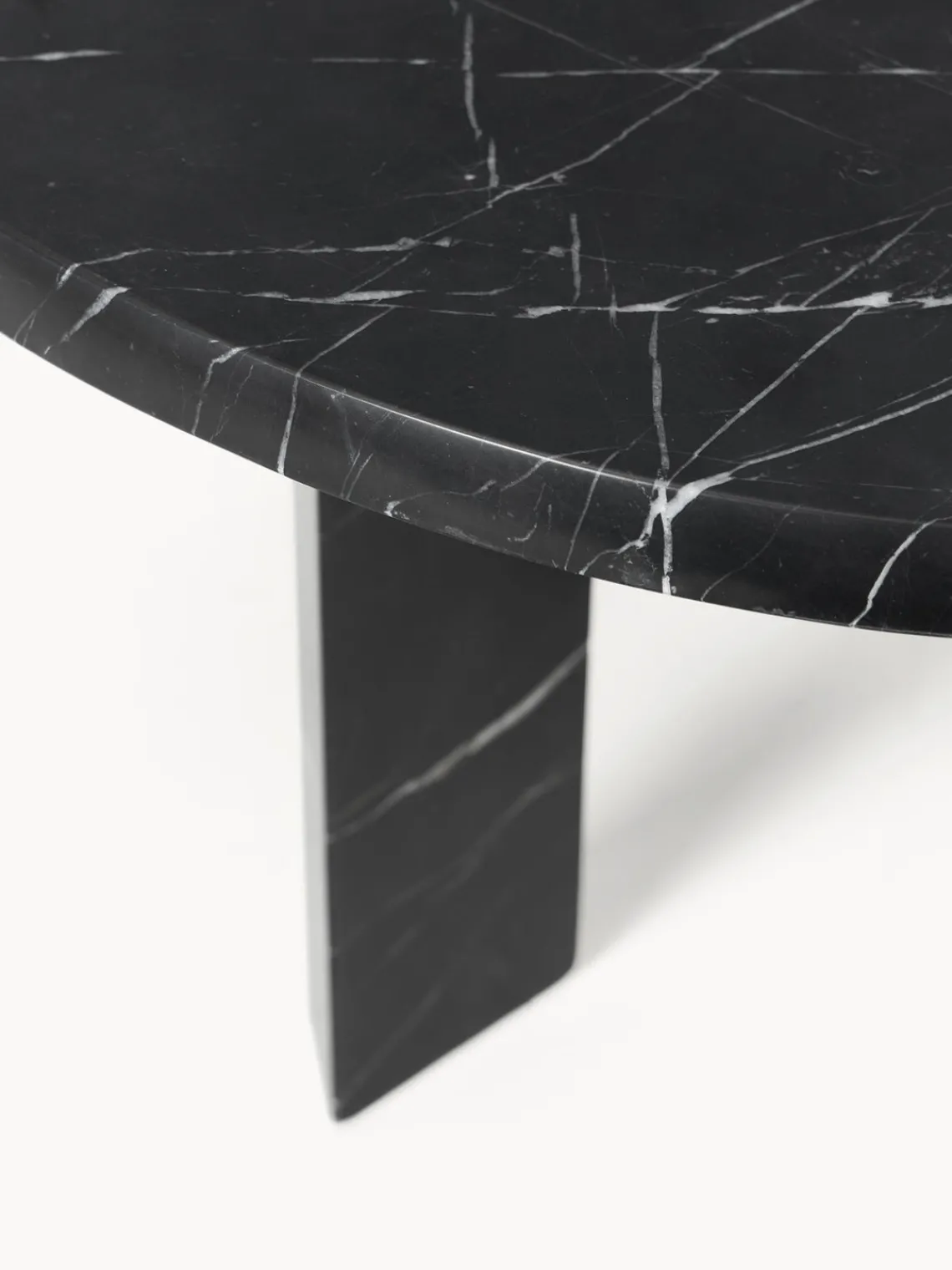 Mesas De Centro|Mesas De Centro>Ferm Living Mesa de centro redonda de mármol Taula Mármol negro