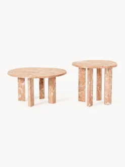 Mesas De Centro|Mesas De Centro></noscript>Ferm Living Mesa de centro redonda de mármol Taula Mármol rosa palo