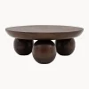 Online Mesa de centro redonda de madera de mango Sculpt Mesas De Centro|Mesas De Centro