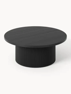 Mesas De Centro|Mesas De Centro></noscript>Westwing Collection Mesa de centro redonda de madera Nele Negro