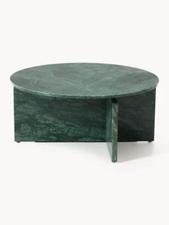 Mesas De Centro|Mesas De Centro></noscript>Westwing Collection Mesa de centro redonda de mármol Marisa Mármol verde