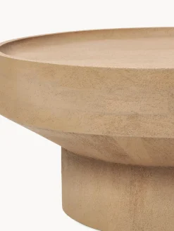 Mesas De Centro|Mesas De Centro></noscript>Westwing Collection Mesa de centro redonda de madera de mango Benno Madera de mango lacada en claro