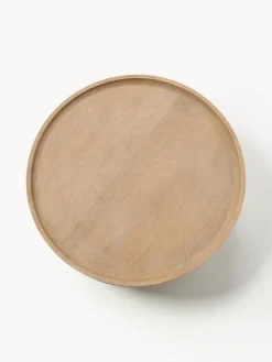 Mesas De Centro|Mesas De Centro></noscript>Westwing Collection Mesa de centro redonda de madera de mango Benno Madera de mango lacada en claro