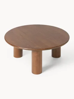 Mesas De Centro|Mesas De Centro></noscript>Westwing Collection Mesa de centro redonda de madera de roble Didi Madera de roble lacada en marrón oscuro