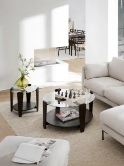 Mesas De Centro|Mesas De Centro>Rowico Home Mesa de centro redonda de madera de roble Arran