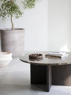 Hot Mesa de centro redonda de mármol Brooksville Mesas De Centro|Mesas De Centro