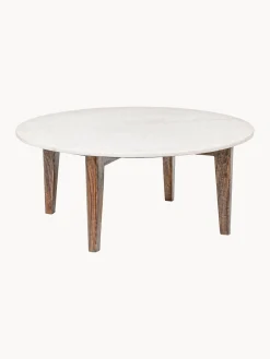 Best Mesa de centro redonda Sylvester, tablero de mármol Mesas De Centro|Mesas De Centro