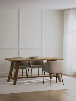 Sale Mesa de comedor de madera de teca Lawas, tamaños diferentes Mesas De Comedor|Mesas De Comedor