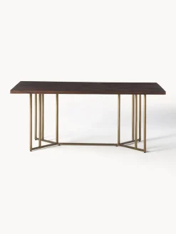 Mesas De Comedor|Mesas De Comedor></noscript>Westwing Collection Mesa de comedor de madera de mango con diseño espiga Luca, tamaños diferentes Madera de mango, dorado