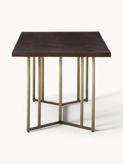 Mesas De Comedor|Mesas De Comedor></noscript>Westwing Collection Mesa de comedor de madera de mango con diseño espiga Luca, tamaños diferentes Madera de mango, dorado