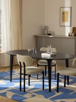 Mesas De Comedor|Mesas De Comedor>Westwing Collection Mesa de comedor de madera de mango Archie, tamaños diferentes Madera de mango lacada en negro