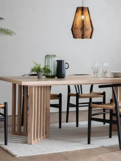 Sale Mesa de comedor de madera Okayama, 200 x 100 cm Mesas De Comedor|Mesas De Comedor