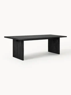 Mesas De Comedor|Mesas De Comedor>Rowico Home Mesa de comedor de madera de fresno Emmett, 240 x 95 cm Madera de roble lacada en negro