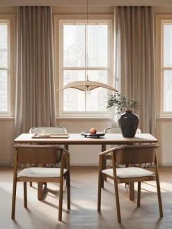 Mesas De Comedor|Mesas De Comedor>Westwing Collection Mesa de comedor de madera de roble Nik, tamaños diferentes Madera de roble lacada en marrón oscuro