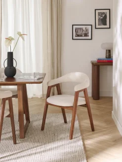 Mesas De Comedor|Mesas De Comedor></noscript>Westwing Collection Mesa de comedor de madera de roble Nik, tamaños diferentes Madera de roble lacada en marrón oscuro