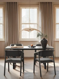 Mesas De Comedor|Mesas De Comedor>Westwing Collection Mesa de comedor de madera de roble Nik, tamaños diferentes Madera de roble lacada en negro