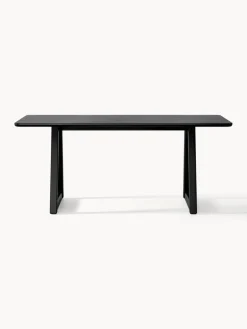 Mesas De Comedor|Mesas De Comedor></noscript>Westwing Collection Mesa de comedor de madera de roble Nik, tamaños diferentes Madera de roble lacada en negro