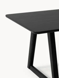 Mesas De Comedor|Mesas De Comedor></noscript>Westwing Collection Mesa de comedor de madera de roble Nik, tamaños diferentes Madera de roble lacada en negro