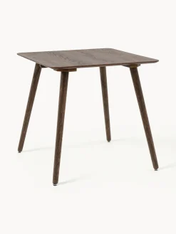 Mesas De Comedor|Mesas De Comedor> Mesa de comedor de madera Hatfield, 77 x 77 cm Madera de roble lacada en oscuro