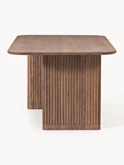 Mesas De Comedor|Mesas De Comedor></noscript>Westwing Collection Mesa de comedor de madera de roble Jolka, tamaños diferentes Madera de roble lacada en marrón oscuro