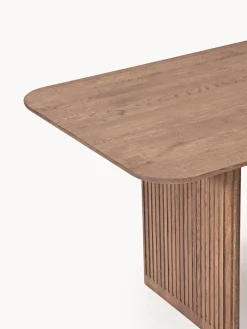 Mesas De Comedor|Mesas De Comedor></noscript>Westwing Collection Mesa de comedor de madera de roble Jolka, tamaños diferentes Madera de roble lacada en marrón oscuro