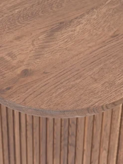 Mesas De Comedor|Mesas De Comedor></noscript>Westwing Collection Mesa de comedor de madera de roble Jolka, tamaños diferentes Madera de roble lacada en marrón oscuro