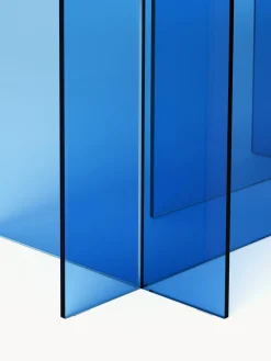 Mesas De Comedor|Mesas De Comedor></noscript>Westwing Collection Mesa de comedor de vidrio Anouk, tamaños diferentes Azul transparente