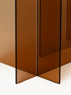 Mesas De Comedor|Mesas De Comedor></noscript>Westwing Collection Mesa de comedor de vidrio Anouk, tamaños diferentes Marrón transparente