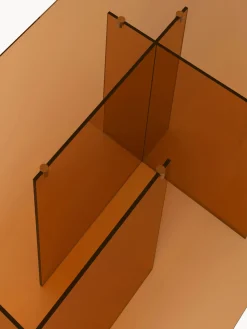 Mesas De Comedor|Mesas De Comedor></noscript>Westwing Collection Mesa de comedor de vidrio Anouk, tamaños diferentes Marrón transparente