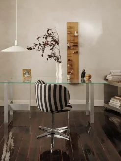 Mesas De Comedor|Mesas De Comedor>Ferm Living Mesa de comedor de vidrio y metal Lager, 200 x 90 cm