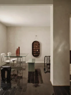 Mesas De Comedor|Mesas De Comedor></noscript>Ferm Living Mesa de comedor de vidrio y metal Lager, 200 x 90 cm