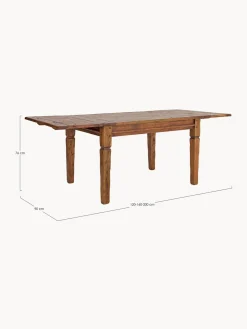 Best Mesa de comedor extensible de madera de acacia Chateaux, 120 - 200 X 90 cm Mesas De Comedor|Mesas De Comedor
