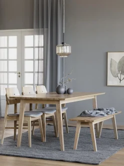 Mesas De Comedor|Mesas De Comedor>Rowico Home Mesa de comedor extensible Melfort, 180 - 280 x 90 cm