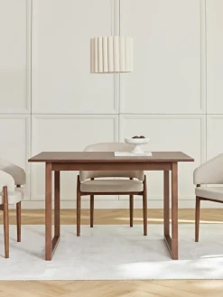 Mesas De Comedor|Mesas De Comedor>Westwing Collection Mesa de comedor extensible Calla, tamaños diferentes Madera de roble oscura