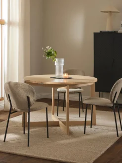 Mesas De Comedor|Mesas De Comedor>Westwing Collection Mesa de comedor extensible Bennet, 115 - 215 x 75 cm Madera de roble lacada