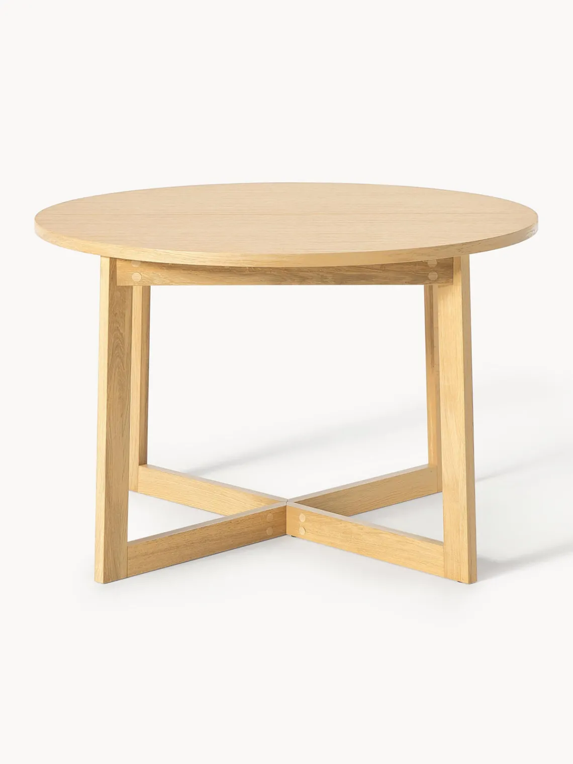 Mesas De Comedor|Mesas De Comedor>Westwing Collection Mesa de comedor extensible Bennet, 115 - 215 x 75 cm Madera de roble lacada