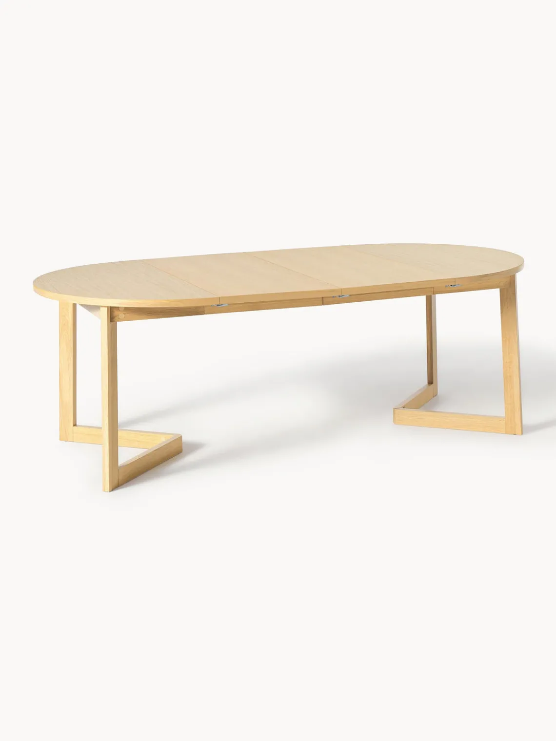 Mesas De Comedor|Mesas De Comedor>Westwing Collection Mesa de comedor extensible Bennet, 115 - 215 x 75 cm Madera de roble lacada