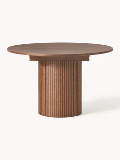 Discount Mesa de comedor extensible acanalada Filo, 120 - 160 x 75 cm Mesas De Comedor|Mesas De Comedor