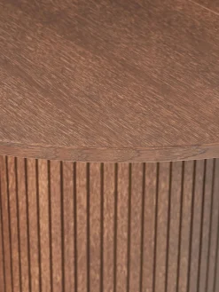 Discount Mesa de comedor extensible acanalada Filo, 120 - 160 x 75 cm Mesas De Comedor|Mesas De Comedor