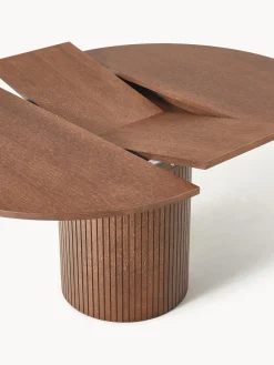 Discount Mesa de comedor extensible acanalada Filo, 120 - 160 x 75 cm Mesas De Comedor|Mesas De Comedor